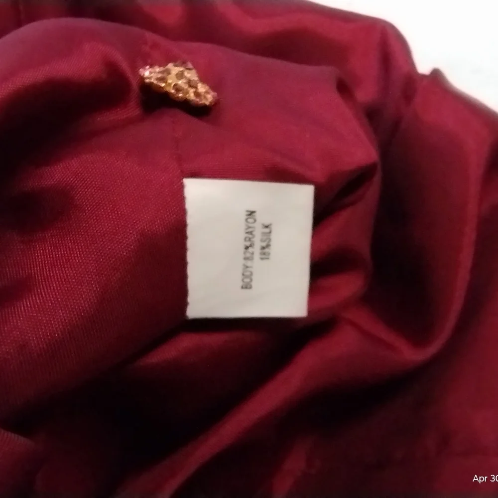 Y2K Kay Unger NY Women's Velour Art Wear Grannycore Old Money Blazer Size 8 Vamp